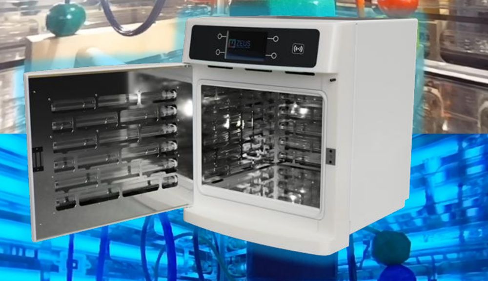 ZEUS smart UVC cabinet with its door open